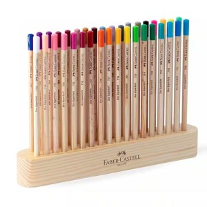 Lápis de Cor SuperSoft Natural Edition 36 Cores + Estojo de Madeira Edição Limitada Faber-Castell